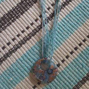 Indonesian glass necklace